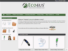 Tablet Screenshot of eco4us.com